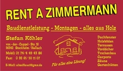 Rent a Zimmermann