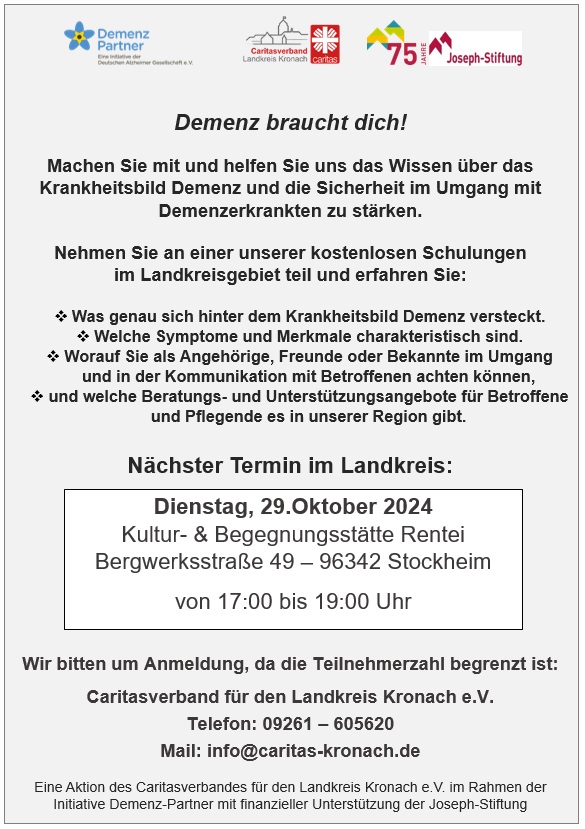 Demenzinfoveranstaltung
