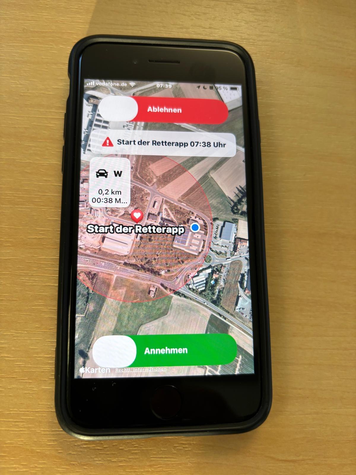 Region der Lebensretter - Smartphone-basierte Ersthelfer-Alarmierung