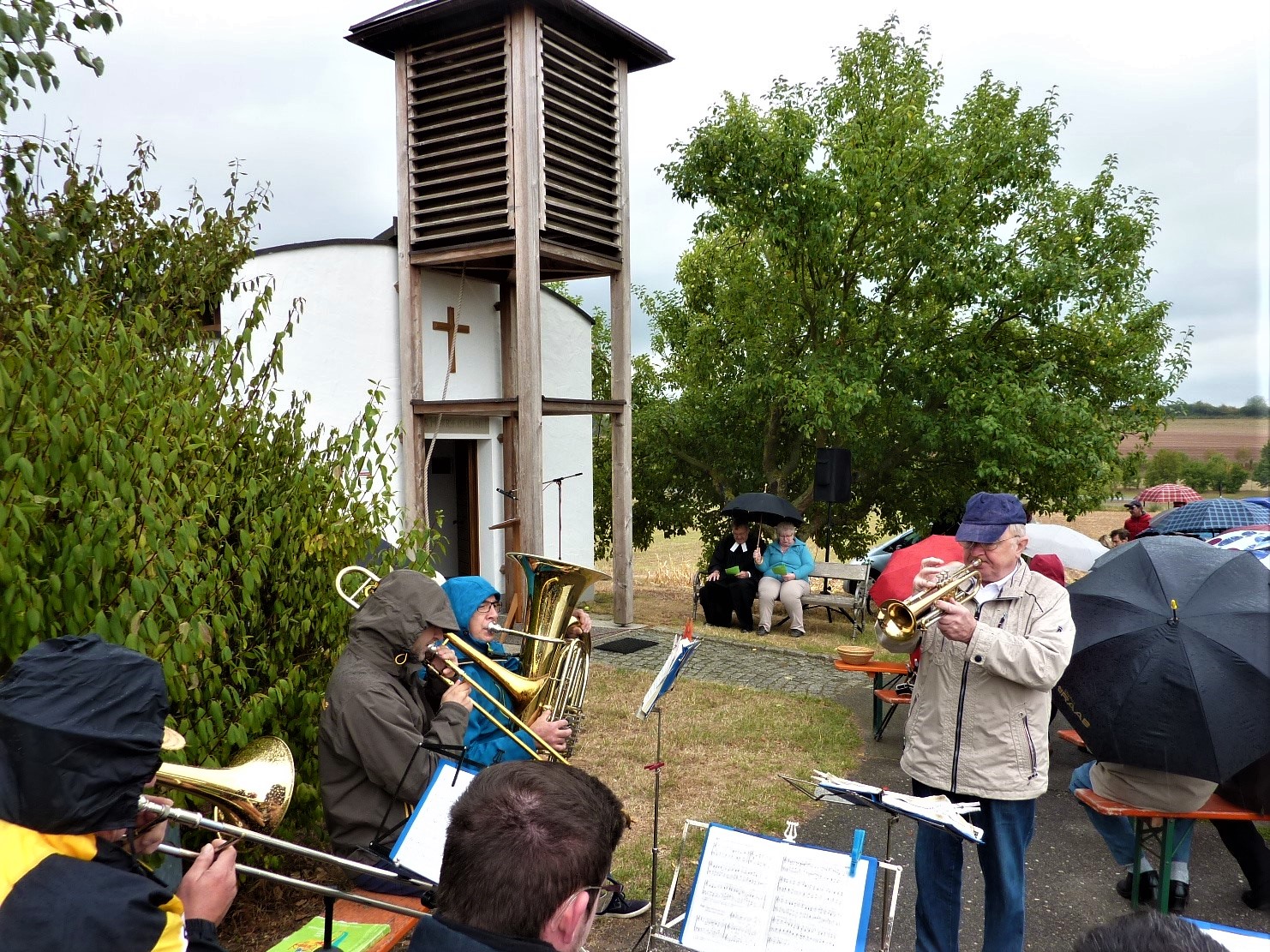 Kirchweihfestgottesdienst an der Grenz- und Friedenskapelle bei Burggrub